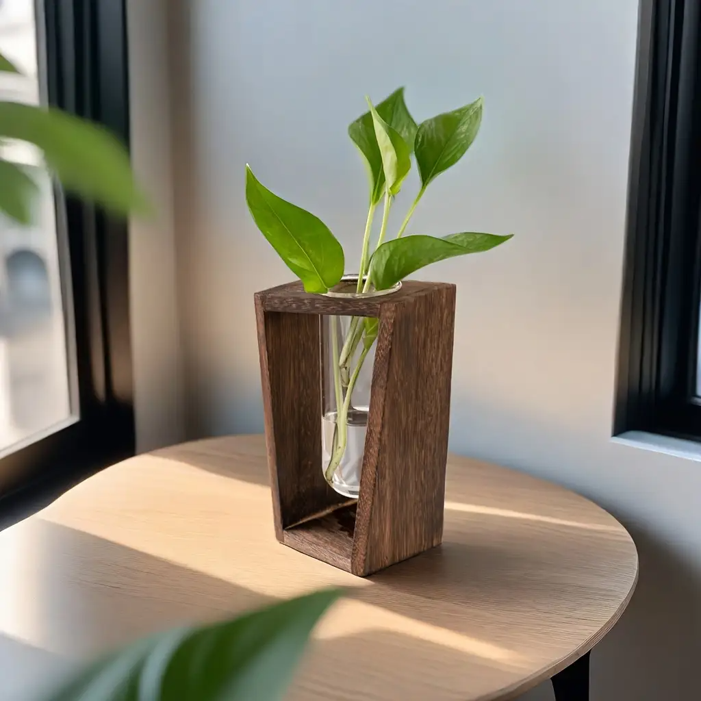 Modern Wood Propagation Vase - – Propagation Station Vase Bewertung und Preis