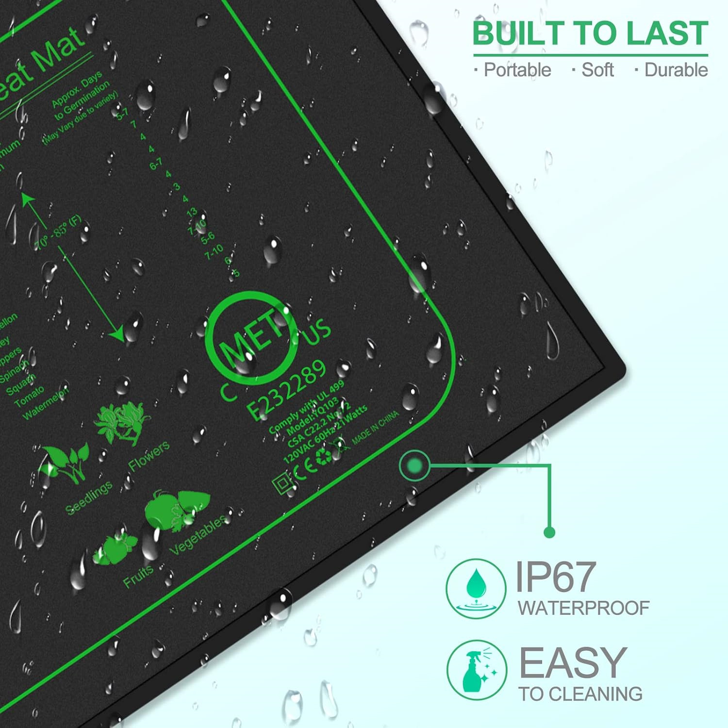 Seedling Heat Mat With Digital – Rooting Gel Clone Bewertung und Preis