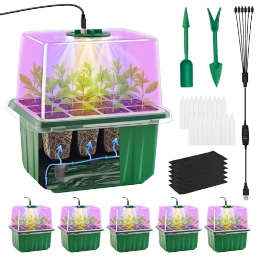 Seed Starter Tray with Light 6 – Humidity Dome Kit Bewertung und Preis
