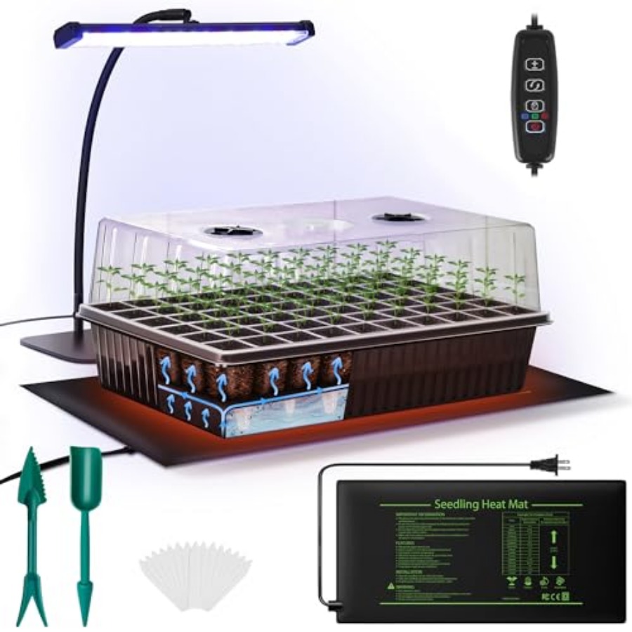 60-Cell Self-Watering Seed Sta – Humidity Dome Kit Bewertung und Preis
