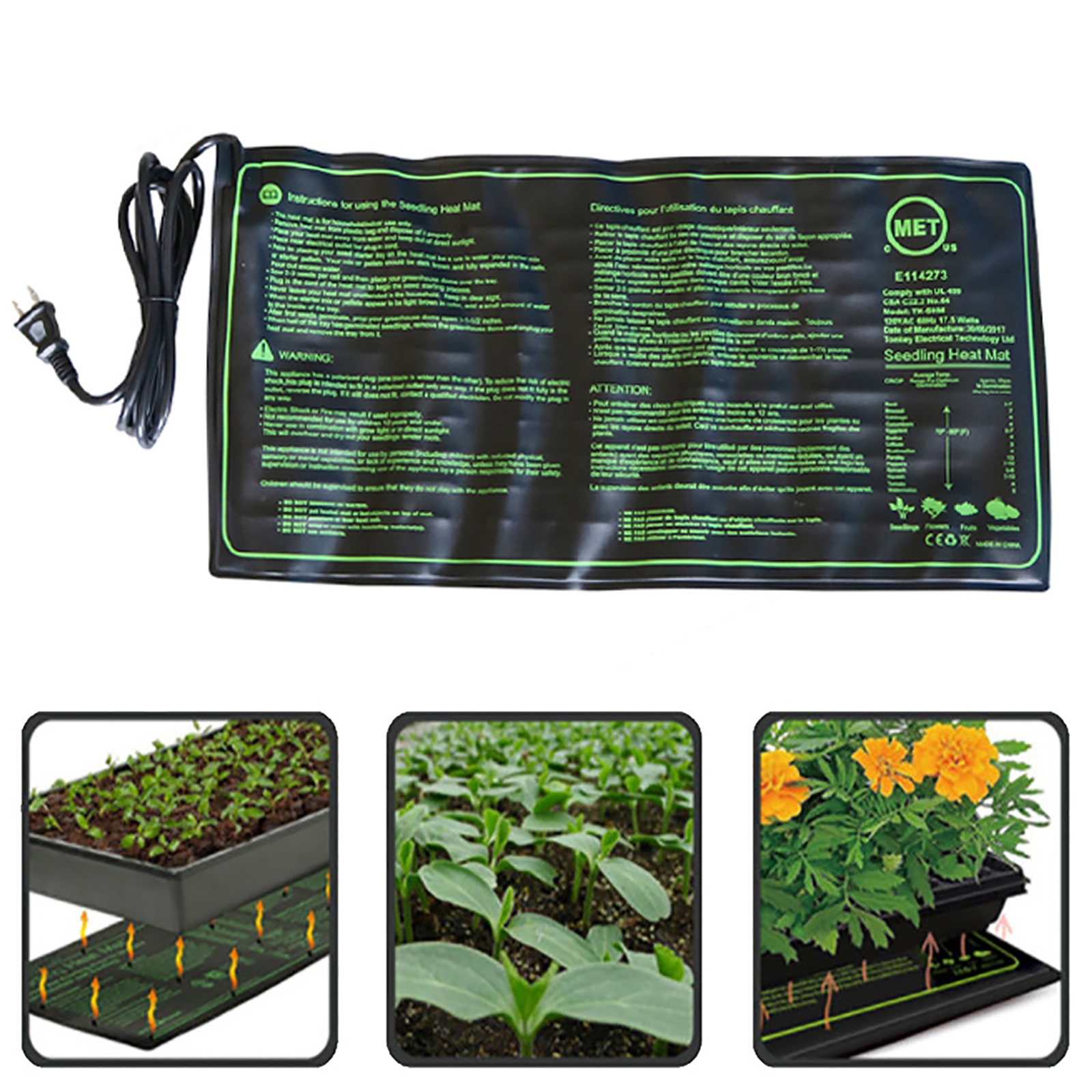 110/120/220/230V Seedling Heat – Heat Mat Seedling Bewertung und Preis