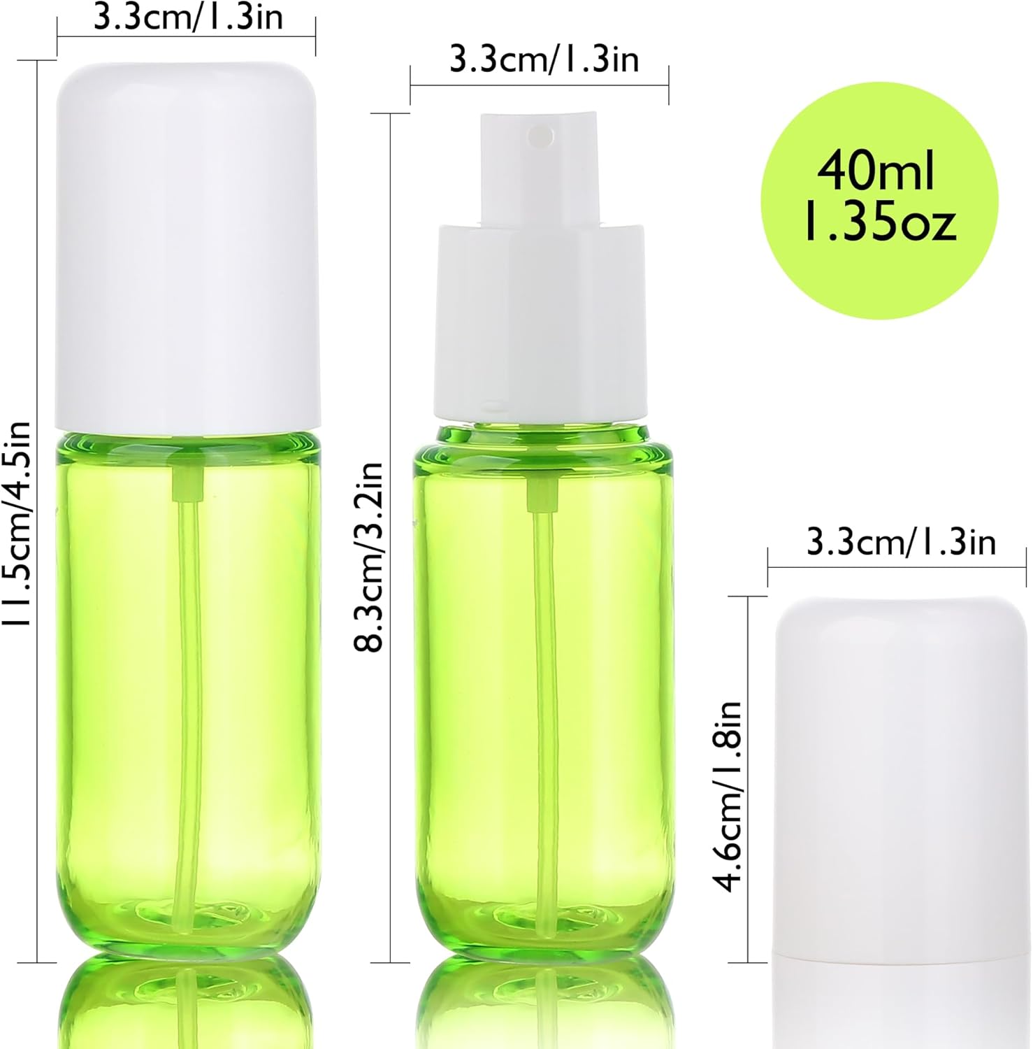 4-Pack 1.35oz Fine Mist Travel – Misting Bottle Fine Bewertung und Preis