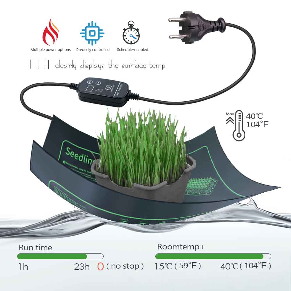9-100W PVC Plants Heating Pad  – Heat Mat Seedling Bewertung und Preis