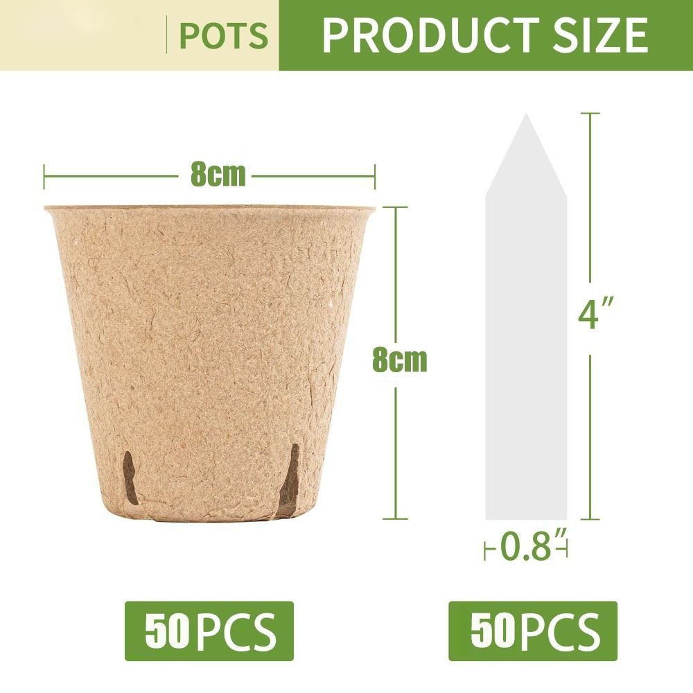 50PCS Biodegradable Plant Star – Peat Pellet Tray Bewertung und Preis