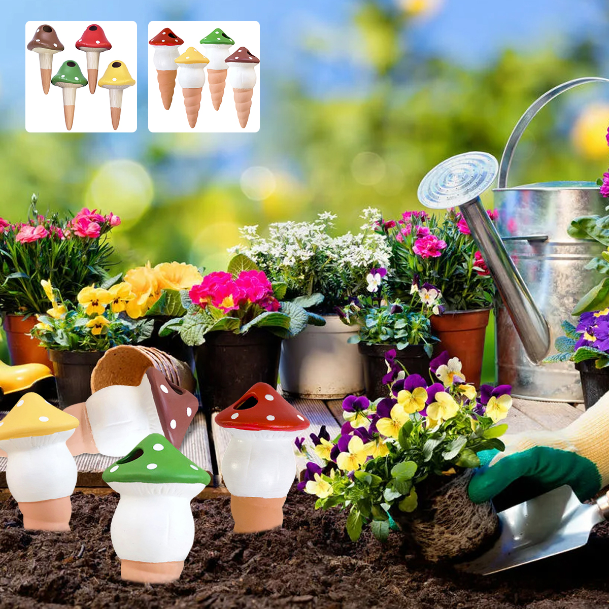 4Pcs Self-Watering Spikes Dive – Self Watering Insert Bewertung und Preis