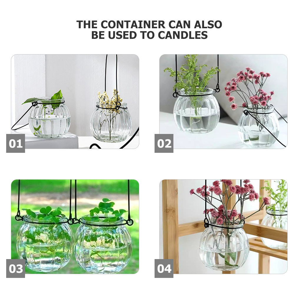 6Pcs Transparent Hanging Glass – Propagation Station Vase Bewertung und Preis