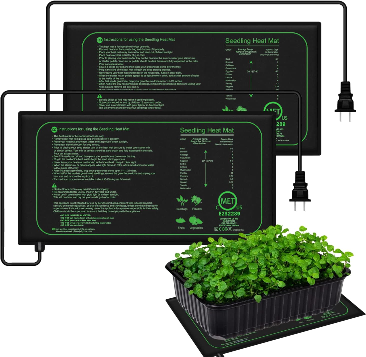 10/25/50CM Seedling Heat Mat I – Heat Mat Seedling Bewertung und Preis