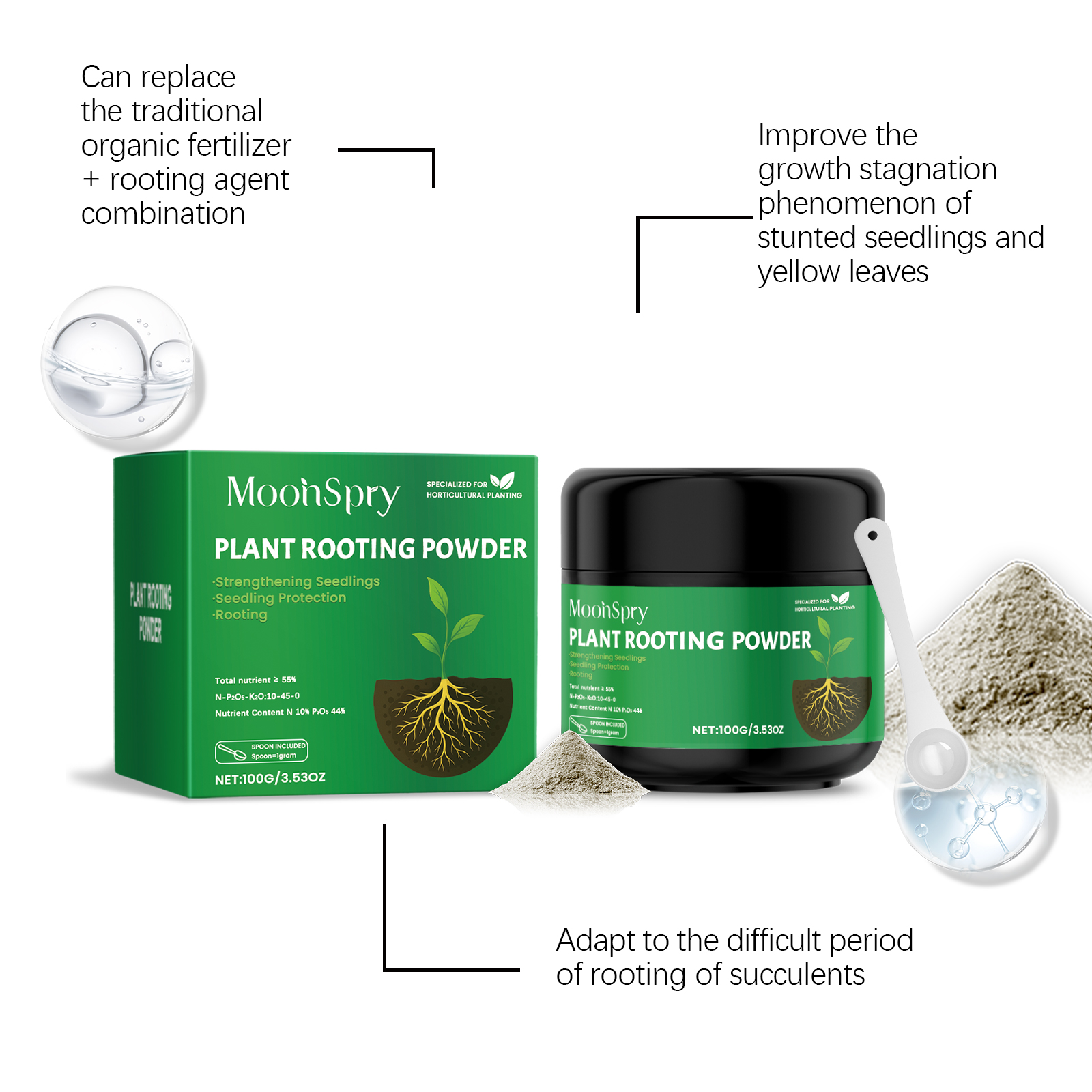 100g Plant Rooting Powder for  – Rooting Hormone Powder Bewertung und Preis